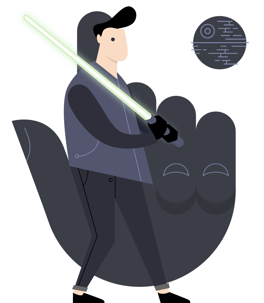 به یک Jedi (سریال جنگ ستارگان) در نرخ کلید مبدل شوید